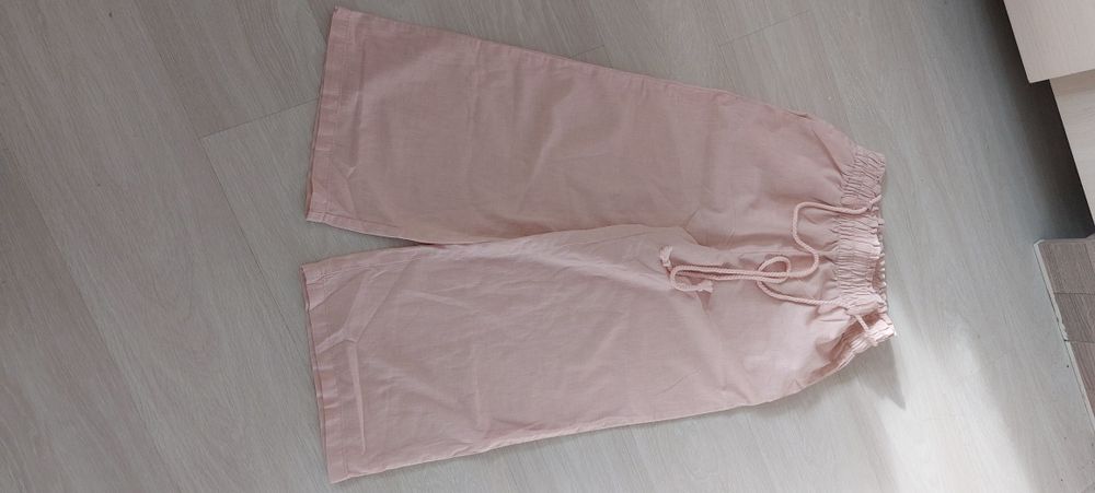 Spodnie bawełniane 100%, spodnie szerokie bawełniane rozm L