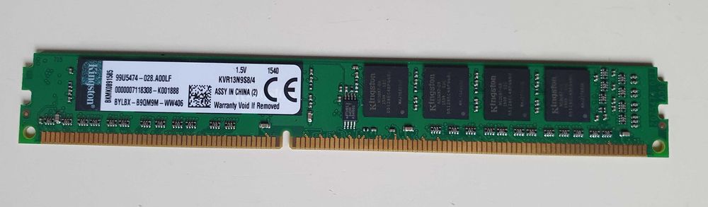 Pamięć RAM 4GB Kingston DDR3 1333MHZ Non-ECC CL9