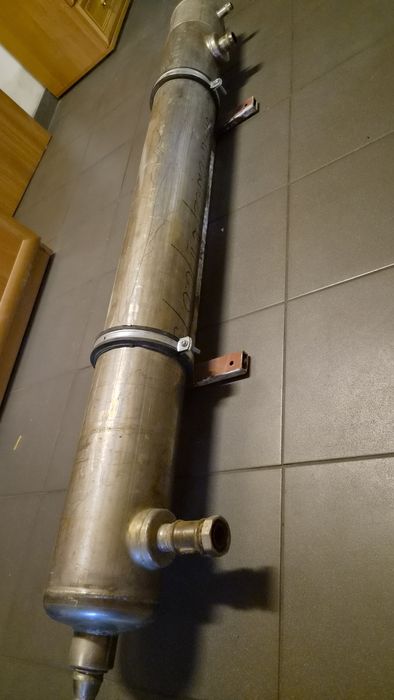 Wymiennik ciepła nierdzewny 178 cm – instalacja domowa + mocowanie ścienne