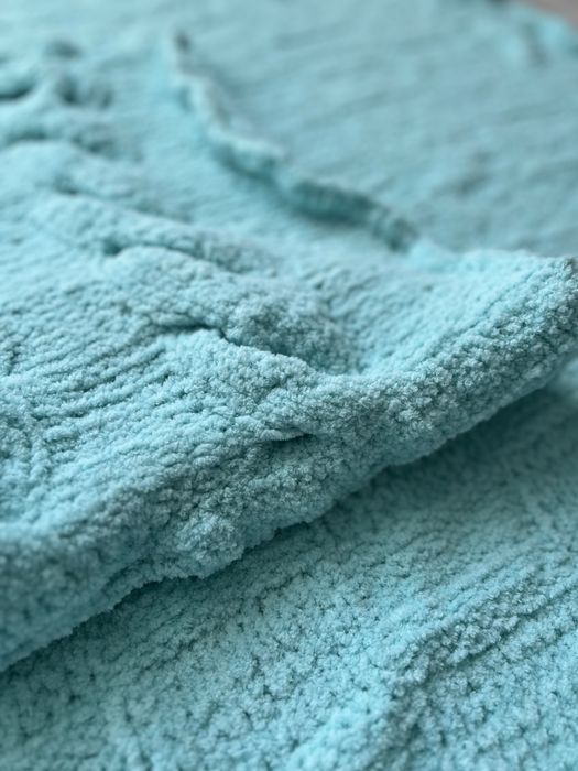 Плюшевий плед ручної роботи