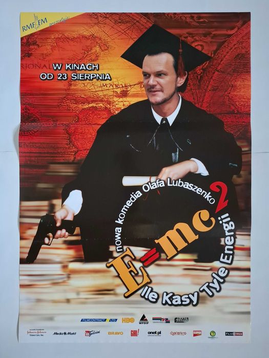 Plakat filmowy oryginalny - E=mc2