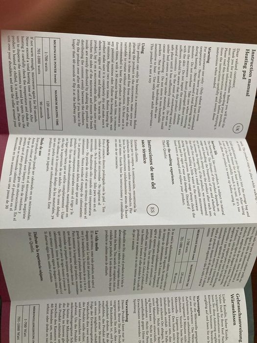 almofada termica para ombros, pescoço e costas