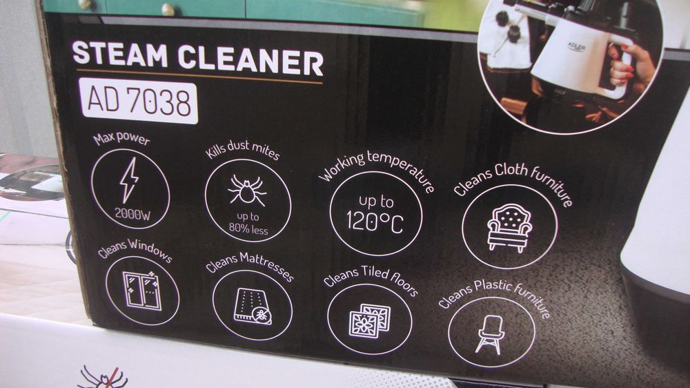 пароочисник Adler AD 7038 пароочиститель парогенератор уборка чистка