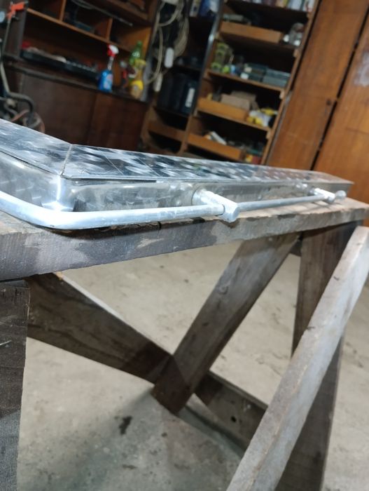 Кутник пічний нержавійка, малий 50*80см