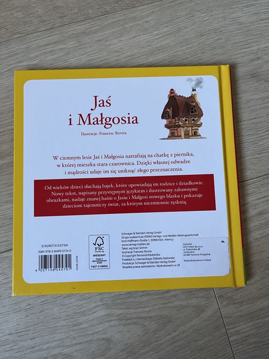 2 książeczki „Zuzia leci nad Morze Śródziemne” i „Jaś i Małgosia