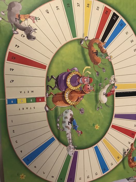 Gra planszowa 2 w 1 Wyścigi konne wyprawa przez dżunglę