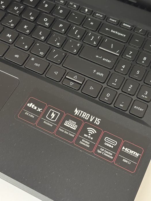 Ноутбук Aser Nitro V15 geforce rtx 4060