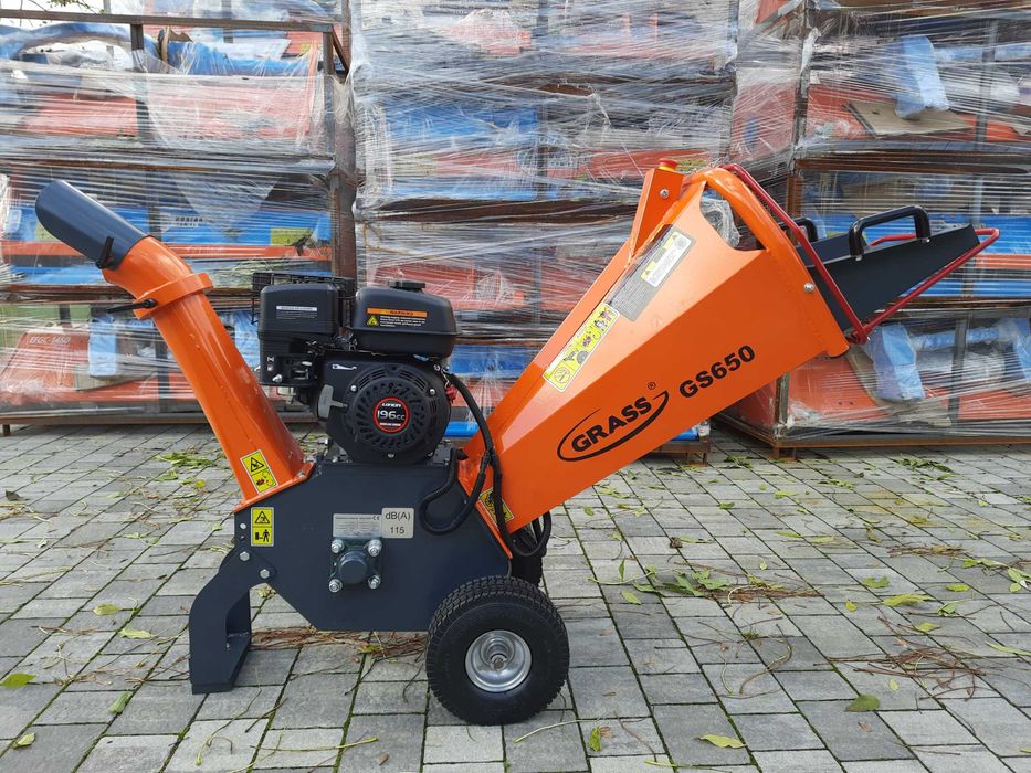 NOWY Rozdrabniacz Rębak Spalinowy GRASS GS650 Mocny 196cc 120mm