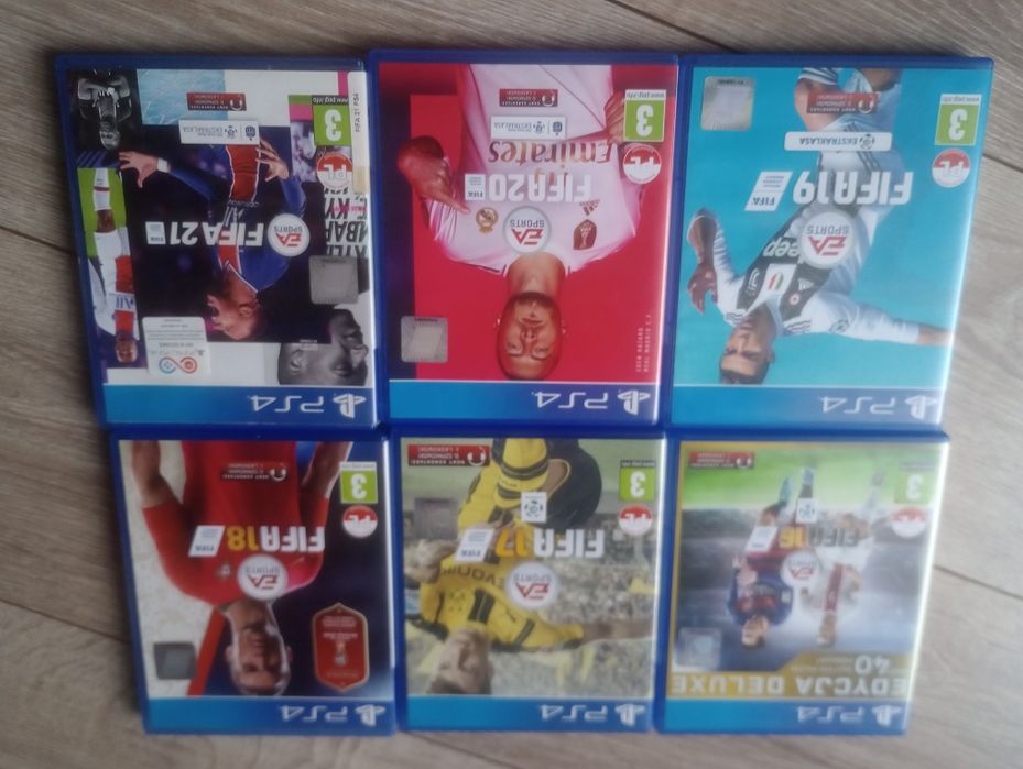 Zestaw FIFA 16/17/18/19/20/21 PS4 PL