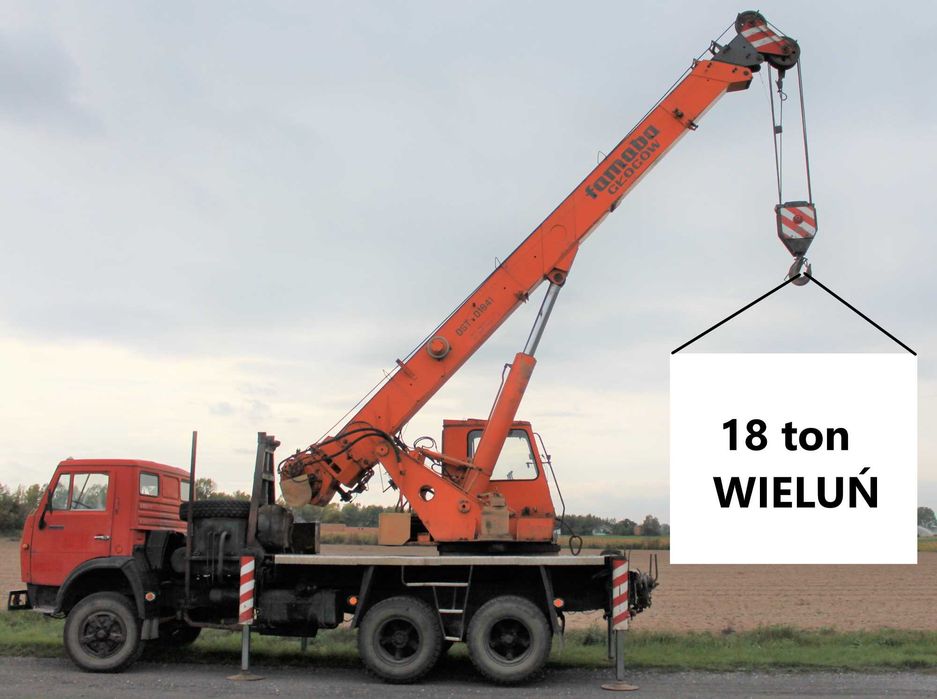 Dźwig Wieluń żuraw