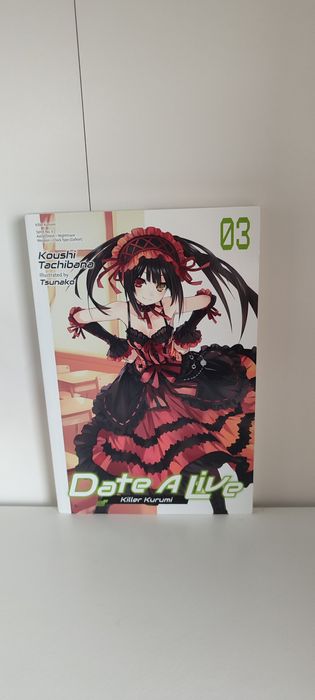 Vendo Volumes 1 a 3 do Manga Date A Live, Edição Inglesa, em Ótimo Est