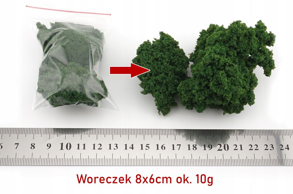 Krzaki 0351 na makietę
