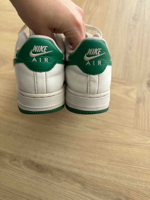 Nike Air Force buty sneakersy białe zielone 37 ,5
