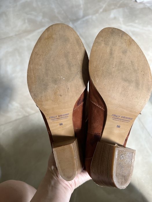 Черевики козаки/ботильони руді