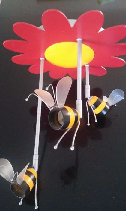 Candeeiro - flor com abelhas442753668465960961
