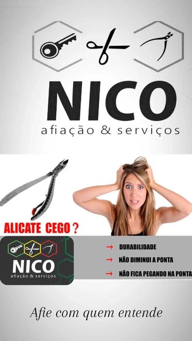 Afiação de Alicates de cutícula