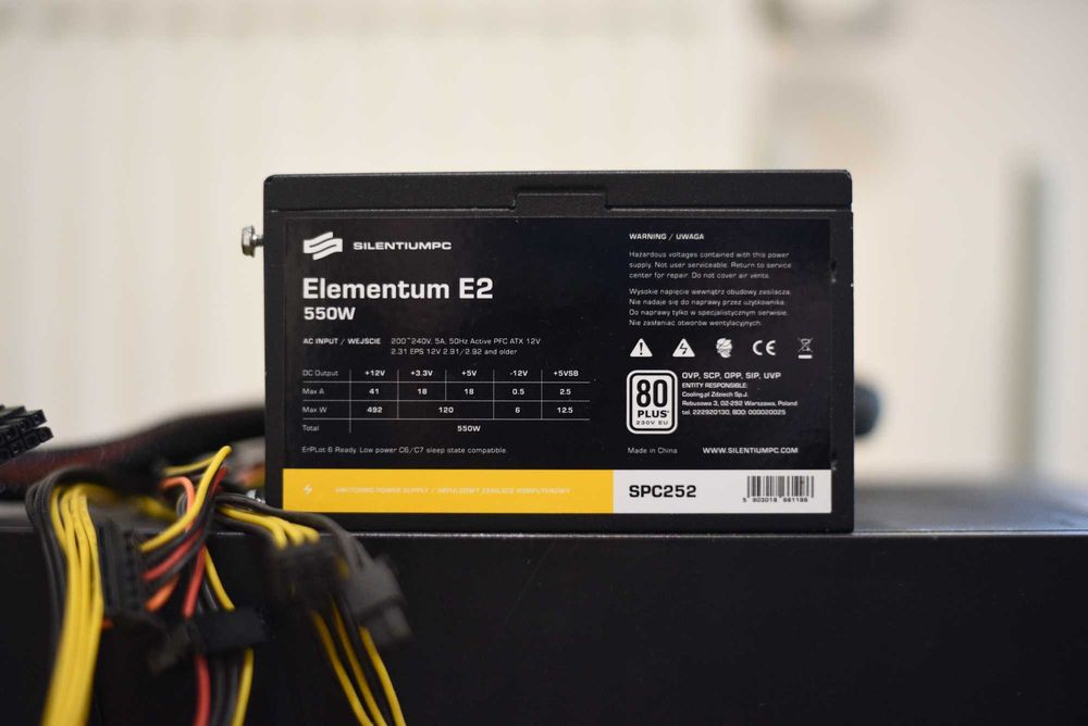 Zasilacz SilentiumPC Elementum E2 550W SPC252
