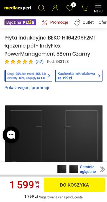 Płyta indukcyjna BEKO