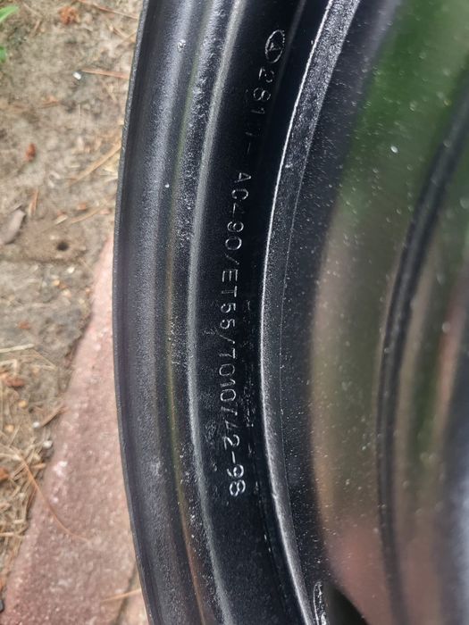 Felgi Czarne Stalowe Subaru 15 cali