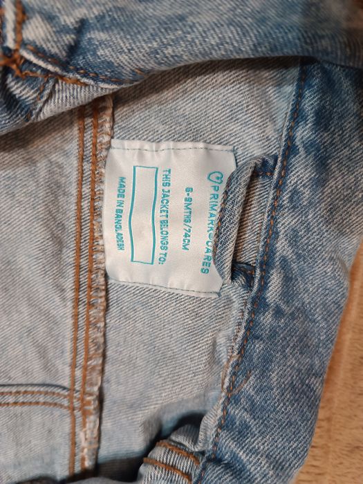 Джинсова куртка/джинсівка для дівчинки 6-9 міс Primark