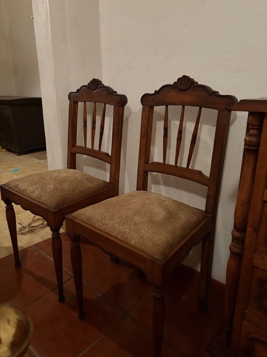 Par de Cadeiras de Quarto Alcochoadas
