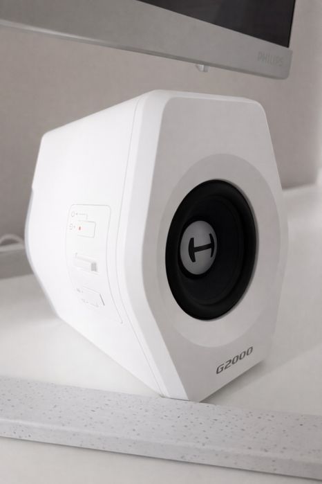Edifier hecate G2000 – białe głośniki 2.0