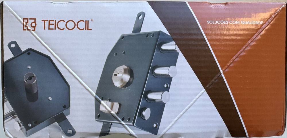 Fechadura de sobrepor  2 trancas Teicocil 9072