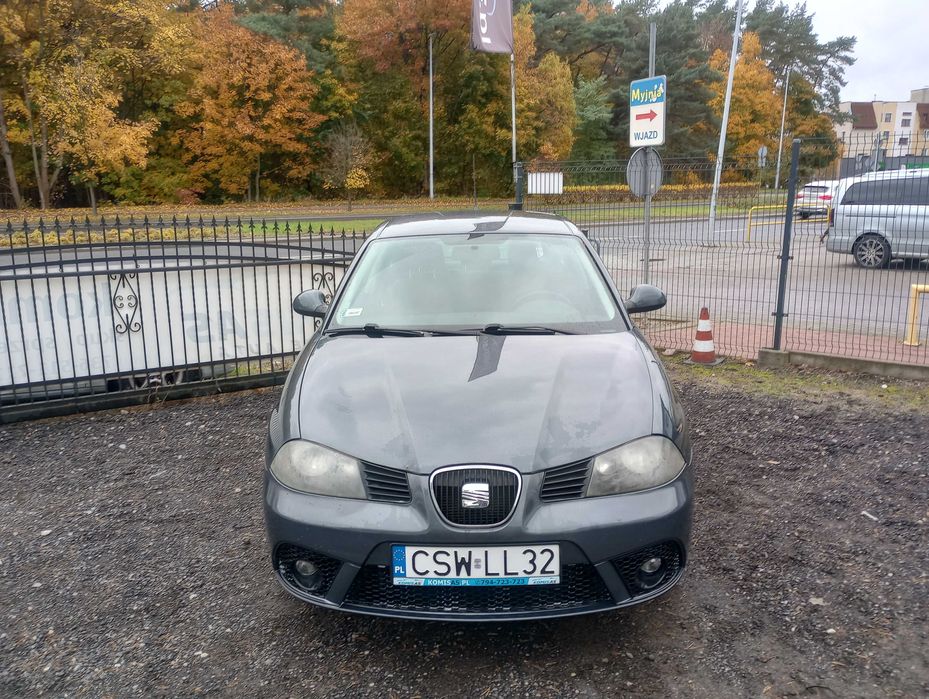 Seat Ibiza 1.4B 75KM 2006r * el szyby klima tempomat * TORUŃ
