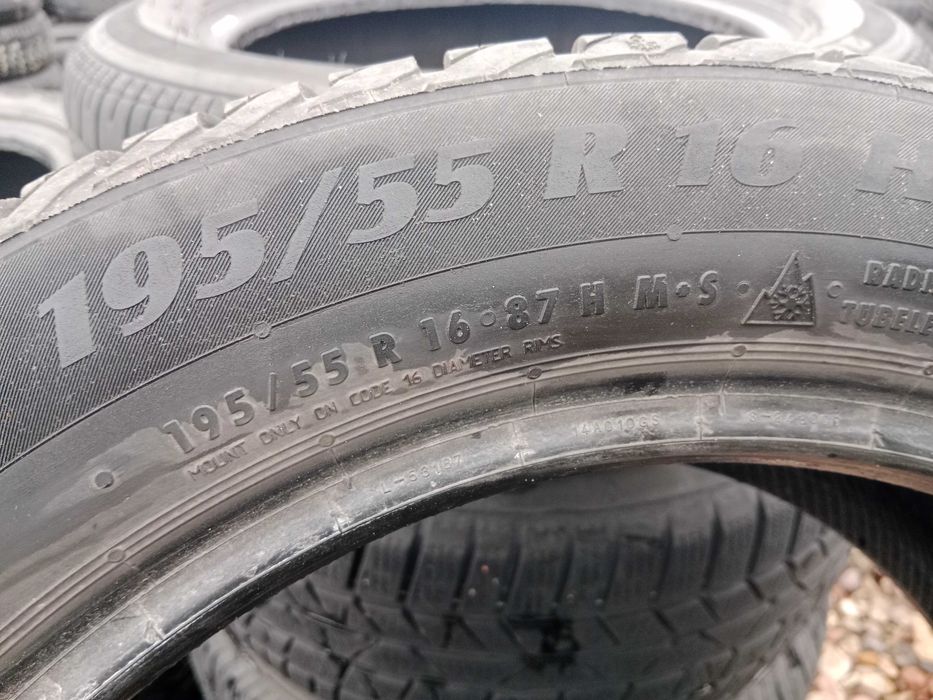 Opona używana 195/55R16 Matador MP62 All Weather EVO 1szt.