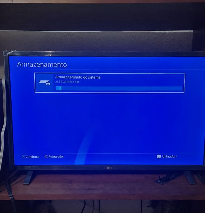 Ps4 slim 1tb  com autocolante  vinil  ps1