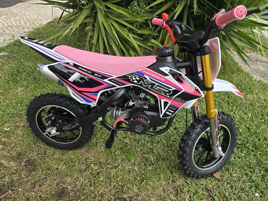 Mini motocross gasolina de cilindrada 49 vários cores disponíve novos