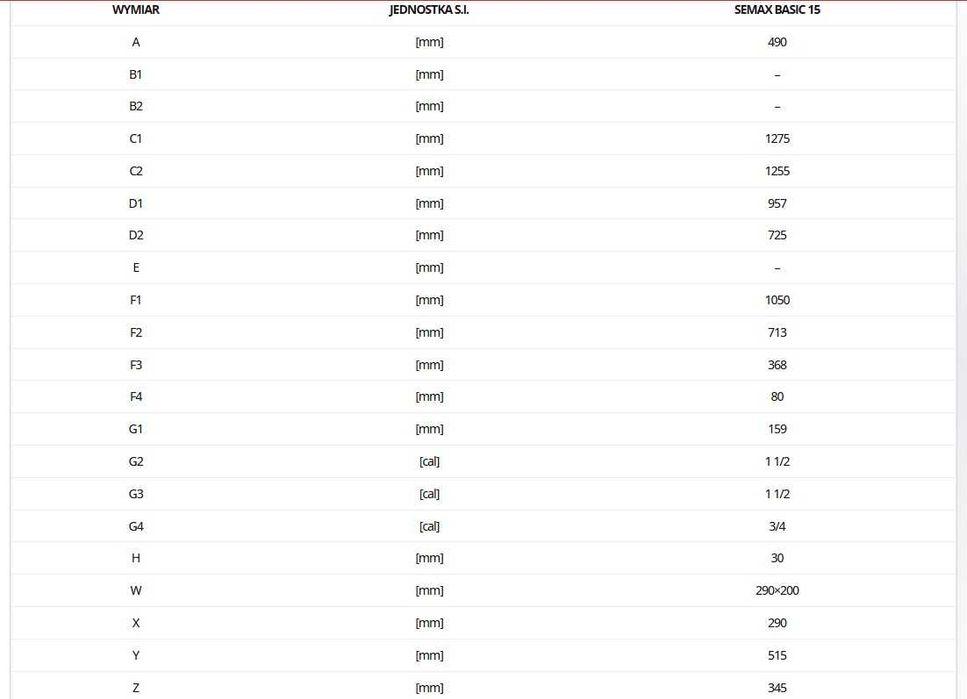 Kocioł METAL-FACH Semax Basic15 kW