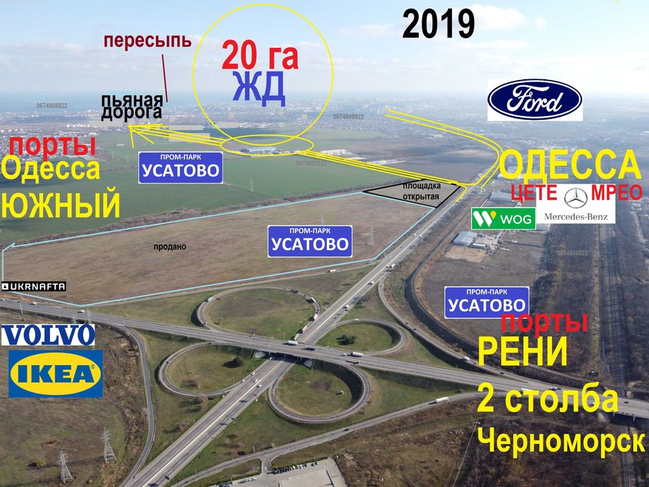 30 Гектар. Одесса- промпарк Усатово" Всё в одном месте "