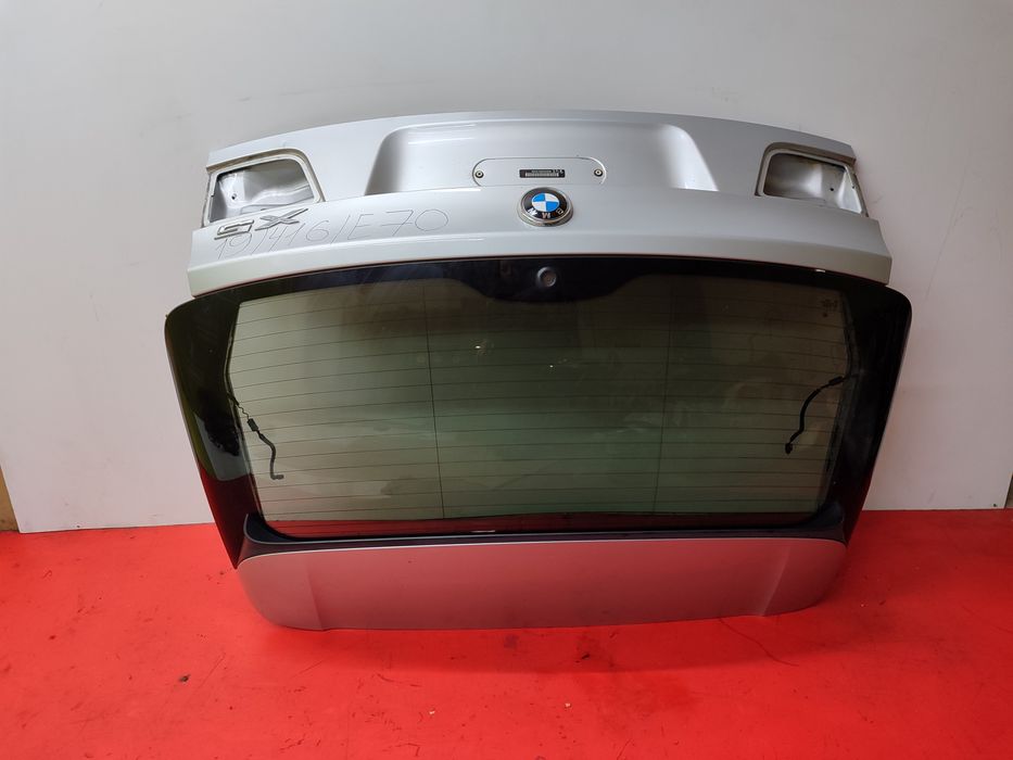 Ляда серая BMW X5 E70 верхняя крышка багажника кришка БМВ Х5 Е70 сіра