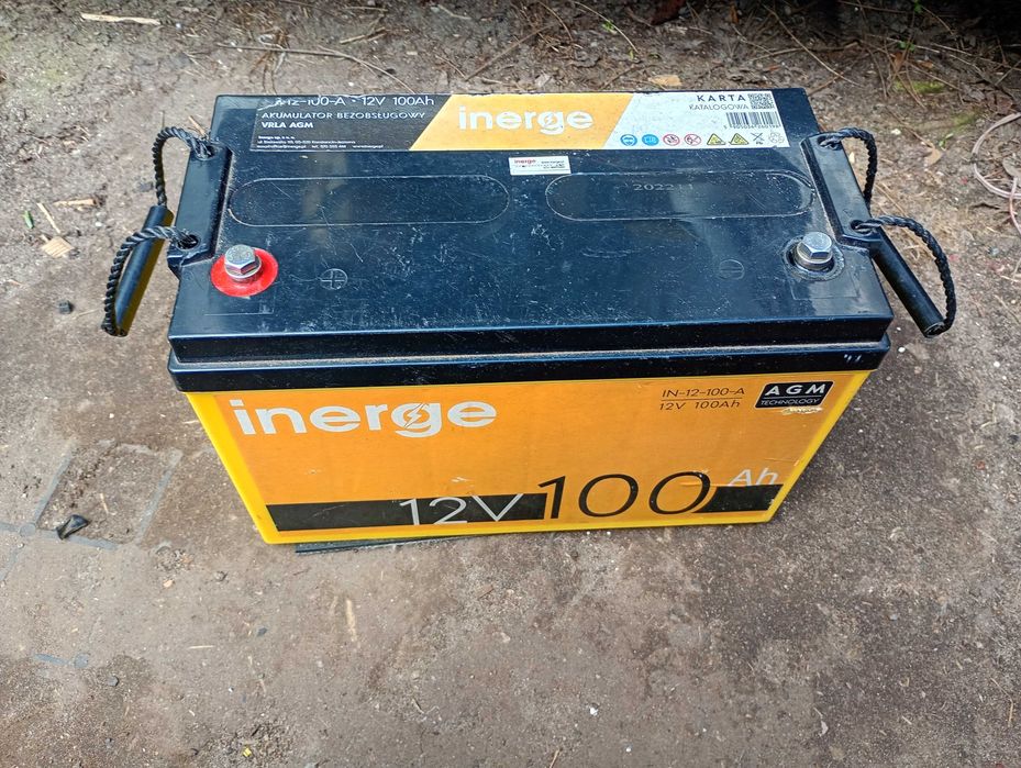 Akumulator inergia AGM 100 ah vrla