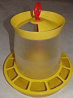 Комплект поїлка + годівниця бункерна для курей, качок, курчат