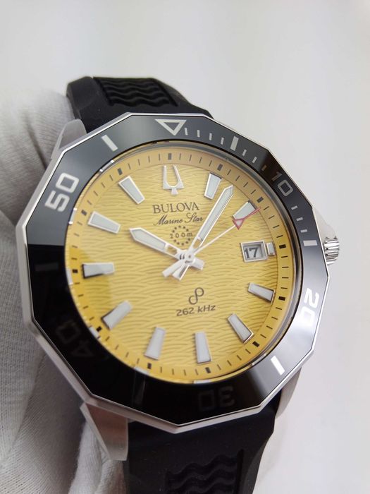 Bulova Precisionist Marine Star 96B431 точность колебаний 262 кГц, сапфир