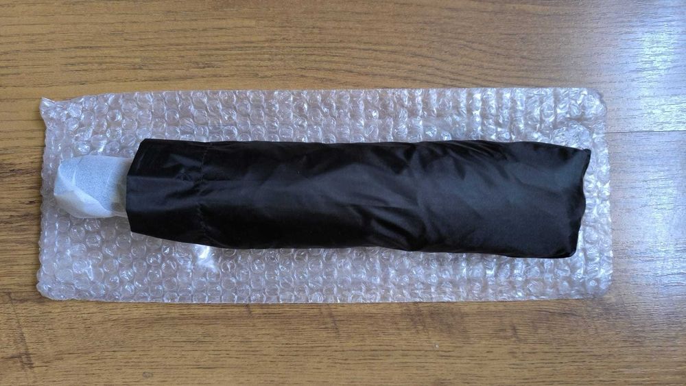 Duży parasol automatyczny bardzo mocny wzmocniony czarny 106 cm