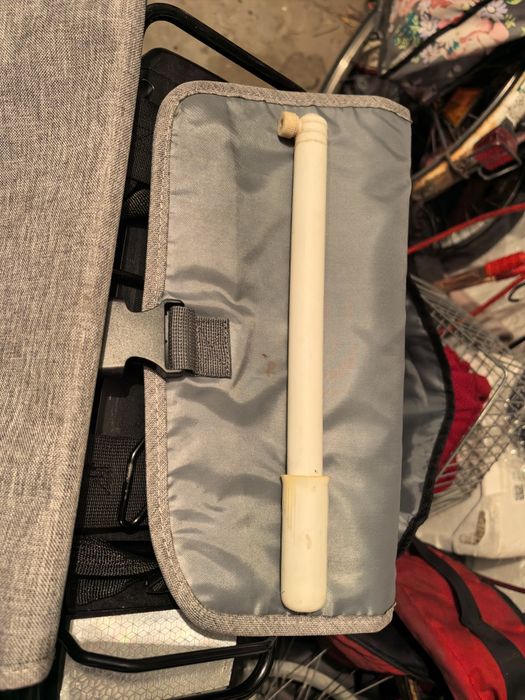 Biała plastikowa pompka Romet Wigry