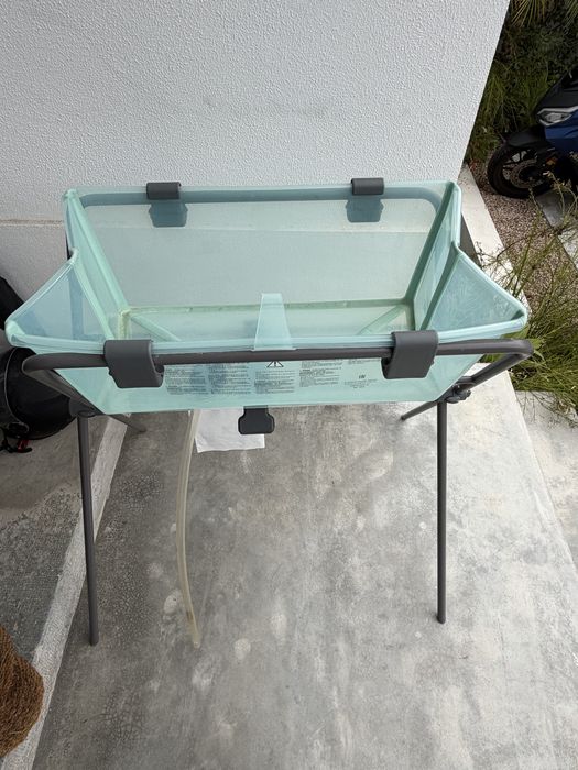 Banheira stokke flexi bath com suporte