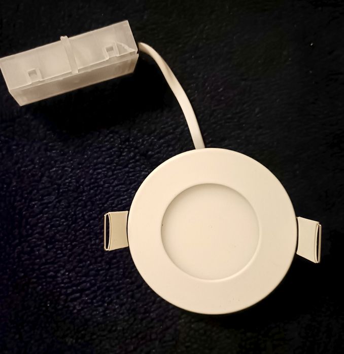 Oprawa wpuszczana LED 2,7W 3000K biały 8,6cm Zestaw 3 szt.