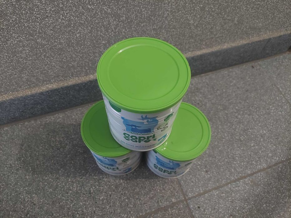 PUSTE PUSZKI po mleku CapriCare 400G OPAKOWANIA stan Idealny 150 szt.