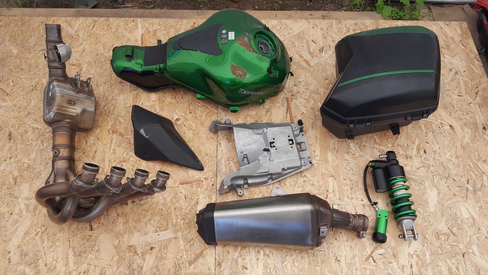 Ninja H2 Sx se kolo kolektor zacisk os polka kierownica wypelnienie
