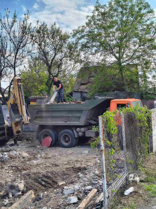 Услуги Экскаватора Вывоз мусора Хлам сміття ВЕТКИ Камаз  Уборка УЧАСТКА