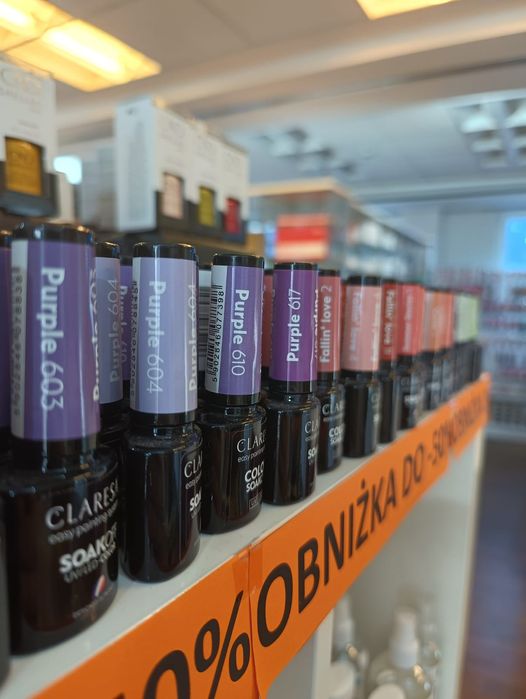 Lakiery Hybrydowy 5szt  NOWY Claresa