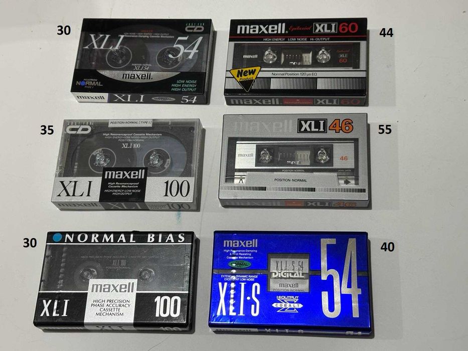Аудио кассета Maxell XL II XL I XLII-S Япония касета 77 80 82 84