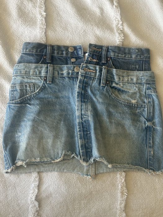 Міні спідниця джинсова zara
