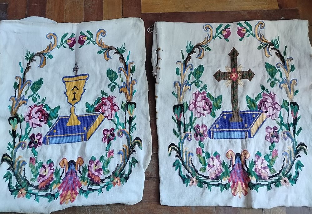 Вишивка церковна полотно старовина.