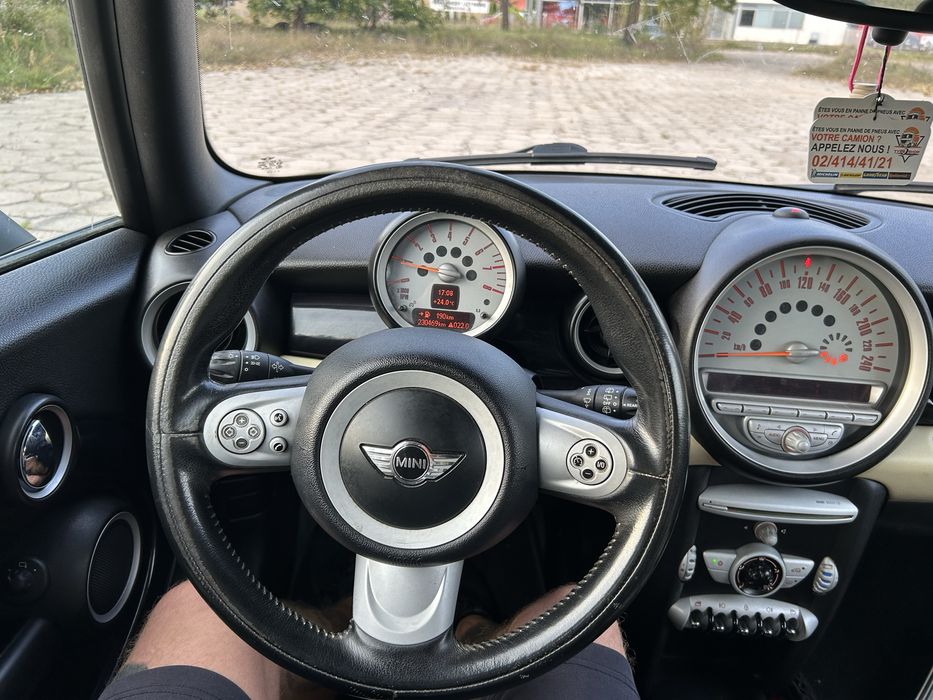 Mini Cooper 1.6 ben 120 koni Tempomat skóry czarny sufit ORYGIN LAKIER
