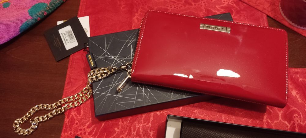 Wittchen portfel damski czerwony 26-1L-427-3